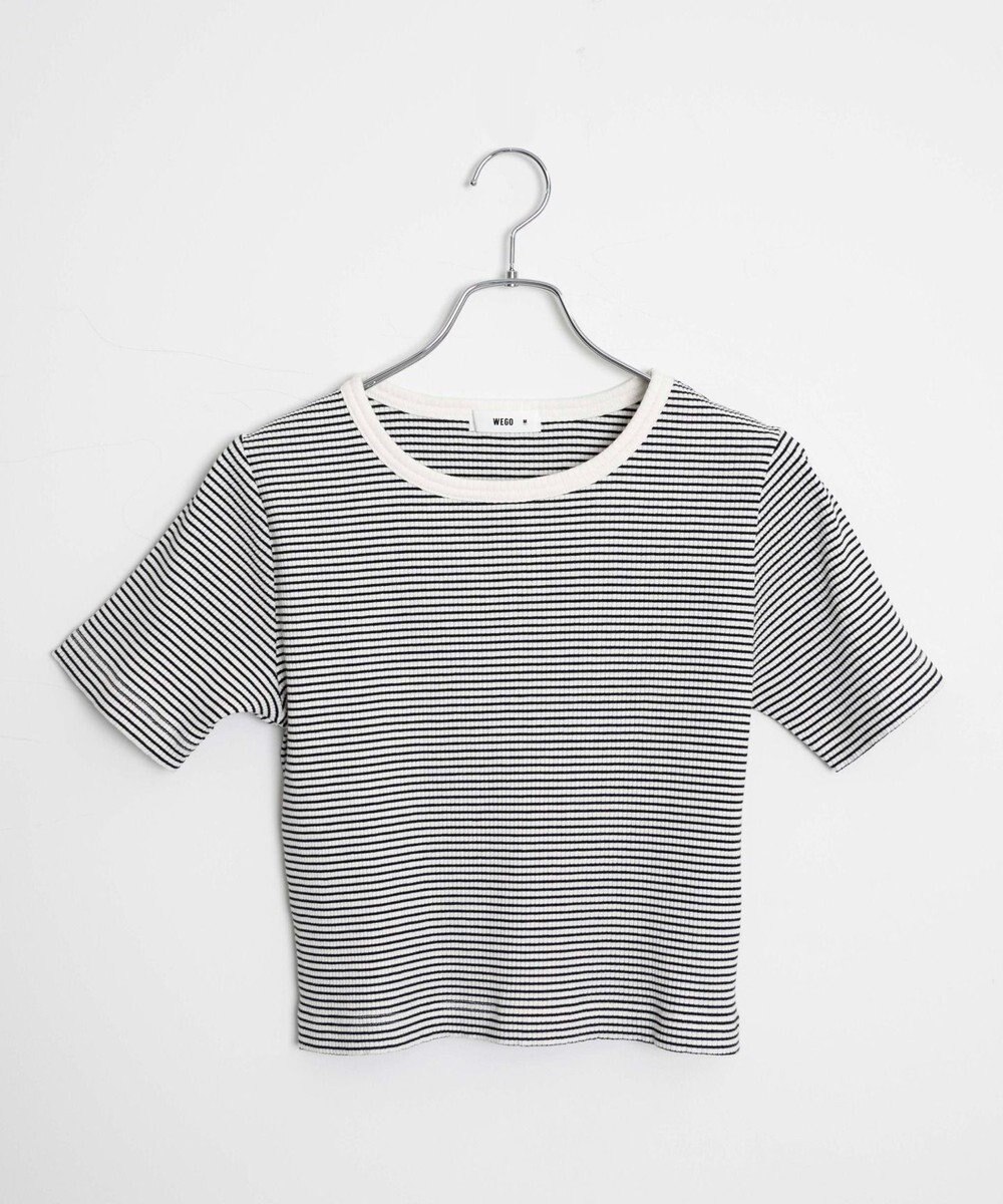 WEGO 【洗える/SML】コンパクトリブT 