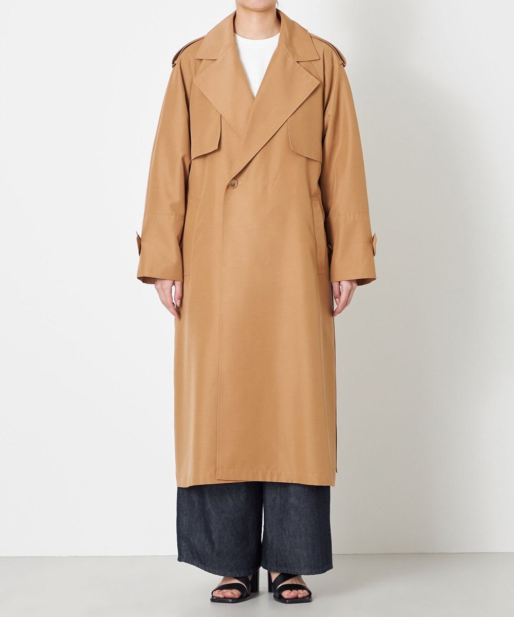 NAVE 【ReNAVE・セットアップ可/撥水加工/防シワ】ポリエステルタッサー コート 