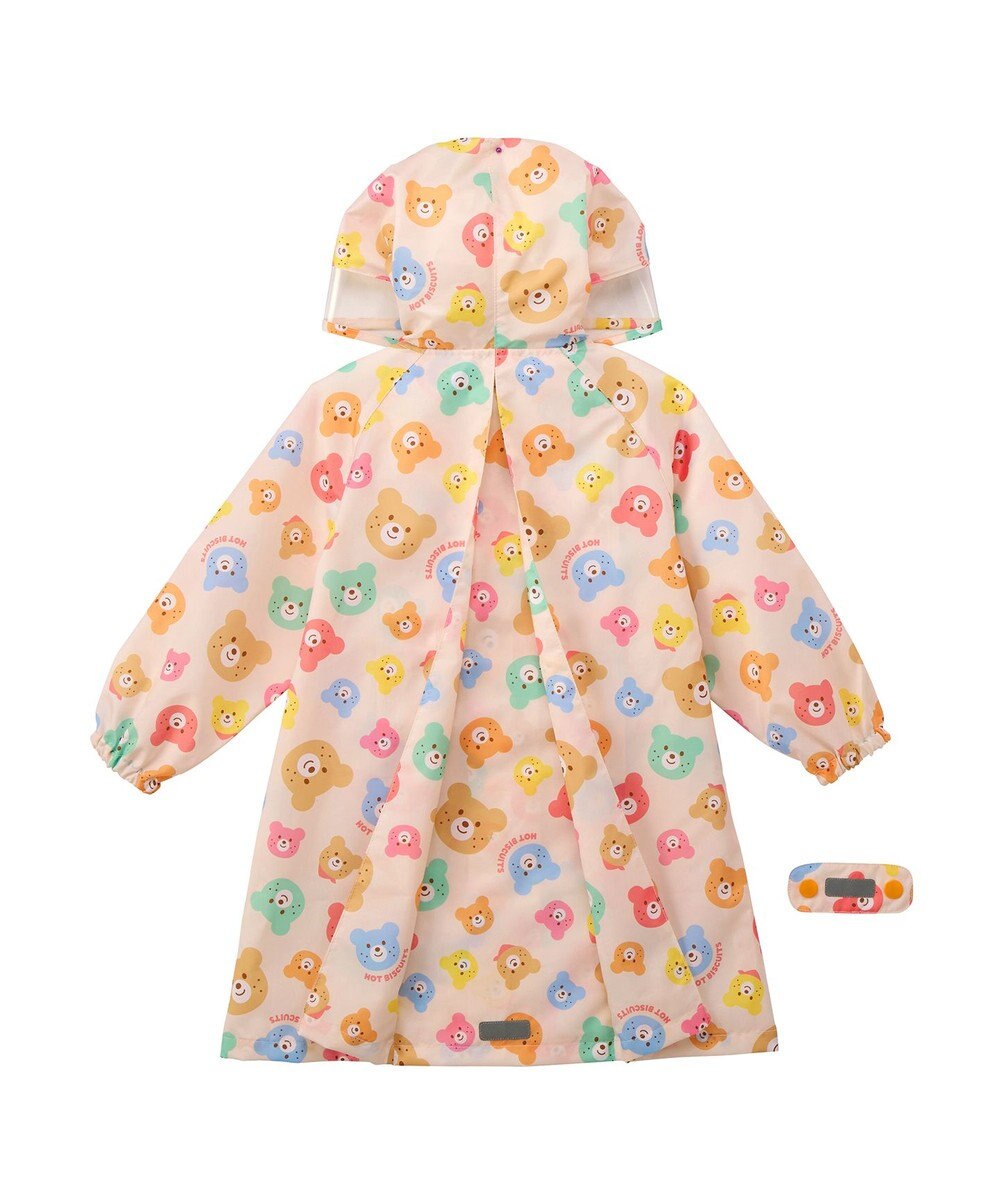 MIKI HOUSE HOT BISCUITS 【80-120cm】カラフルビーンズ 総柄レインコート 