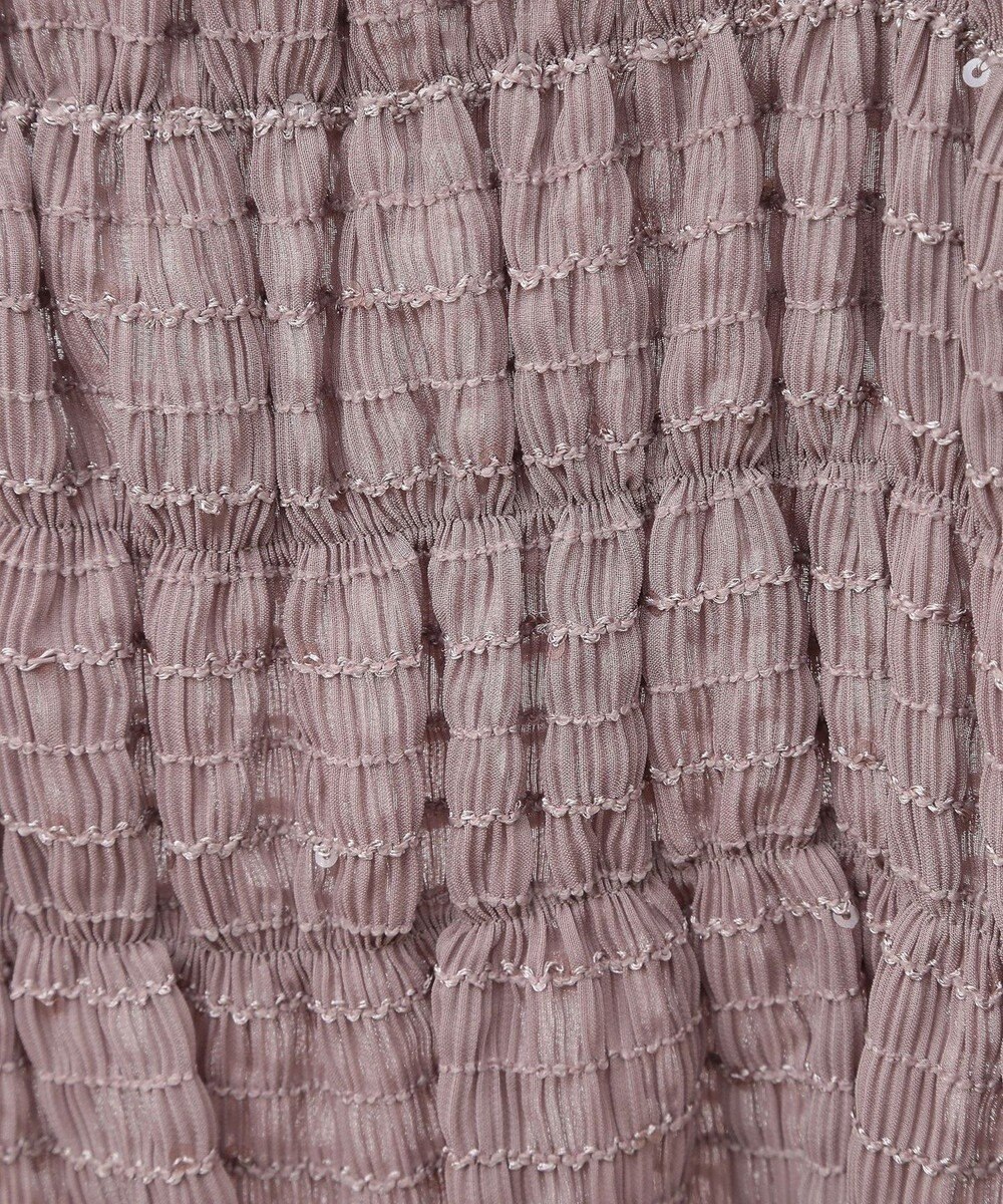 earth music&ecology スパンコールシャーリングビスチェ 