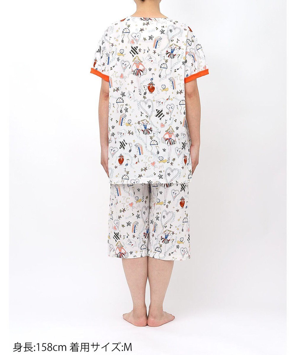 tsumori chisato SLEEP ツモリチサト パジャマ 綿100%(本体) 天竺素材 4分袖 6分丈 レディース UDT122 /ワコール 