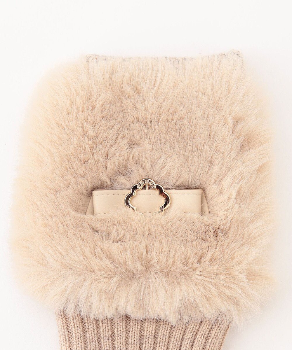 TOCCA KNIT FUR HANDWARMER 手袋 