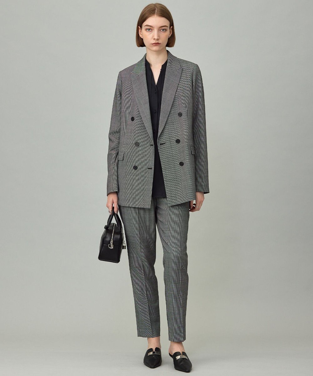 ICB ウール2WAYストレッチ ダブルブレストジャケット 