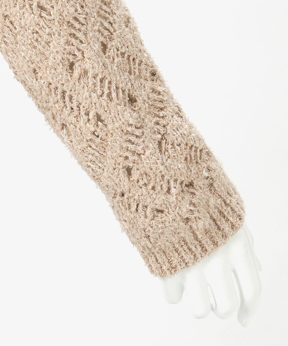 23区 【GOLD LABEL】シェニールレーススパングル クルーネック ニット 