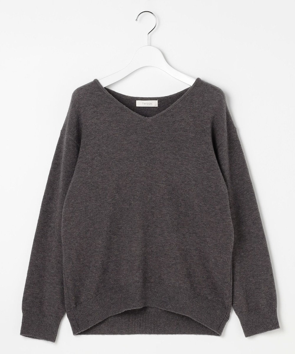 Feroux Vネックニットプルオーバー 