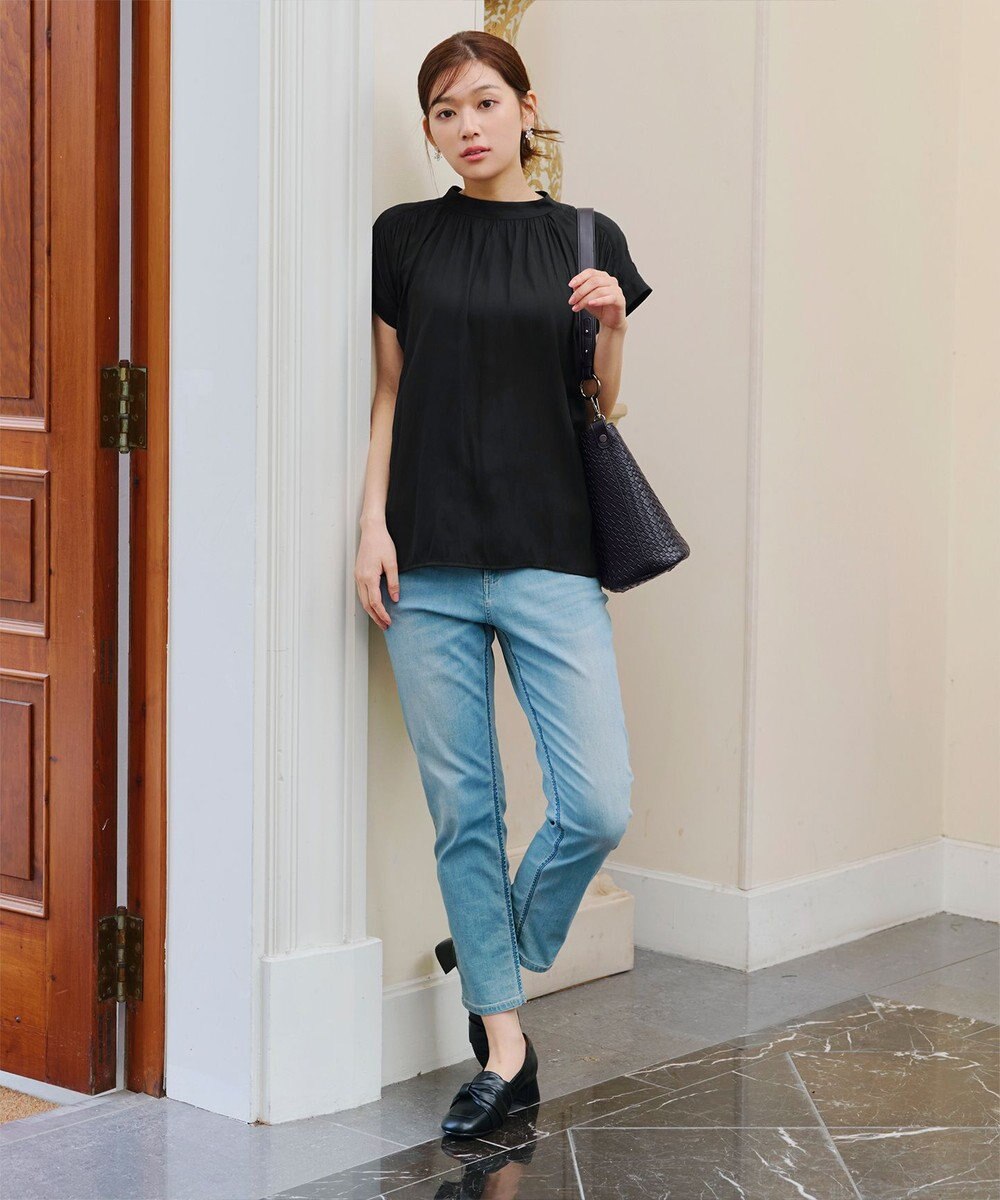 Tiaclasse 【2点セット】編み込み風ショルダーバッグ＋ショルダーポーチ付き 