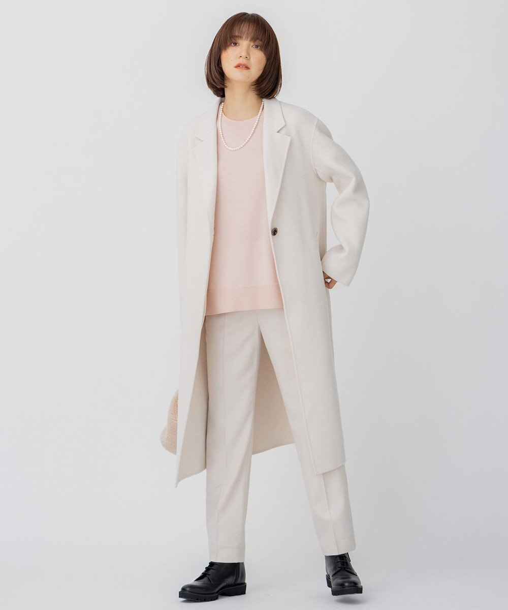 23区 ウールリバー ロングコート 