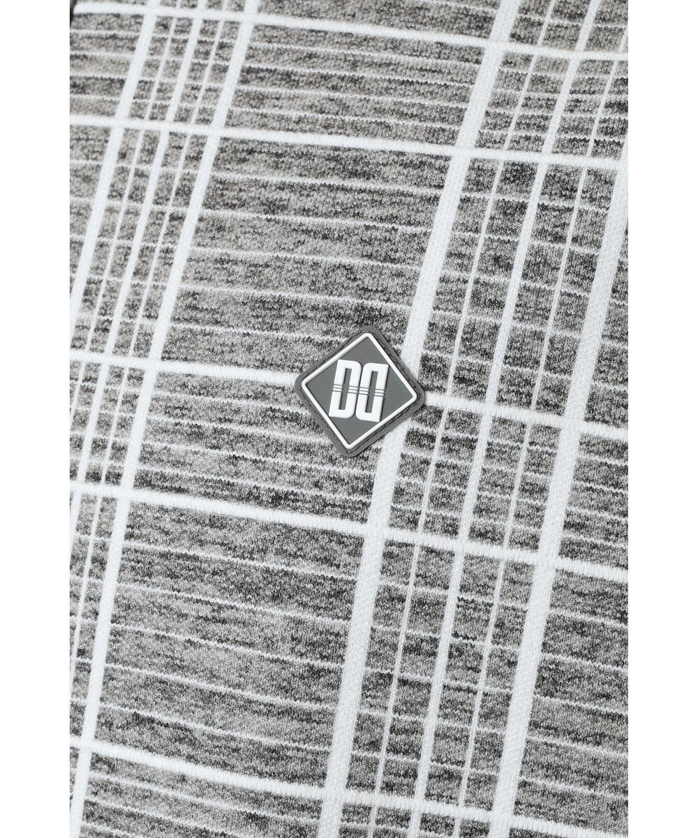 DAKS DAKS GOLF ハーフジップ チェックニット 