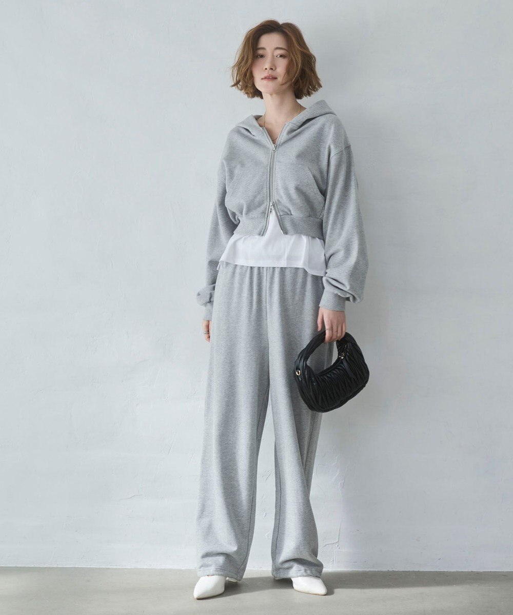 WEGO ショートZIPパーカー 