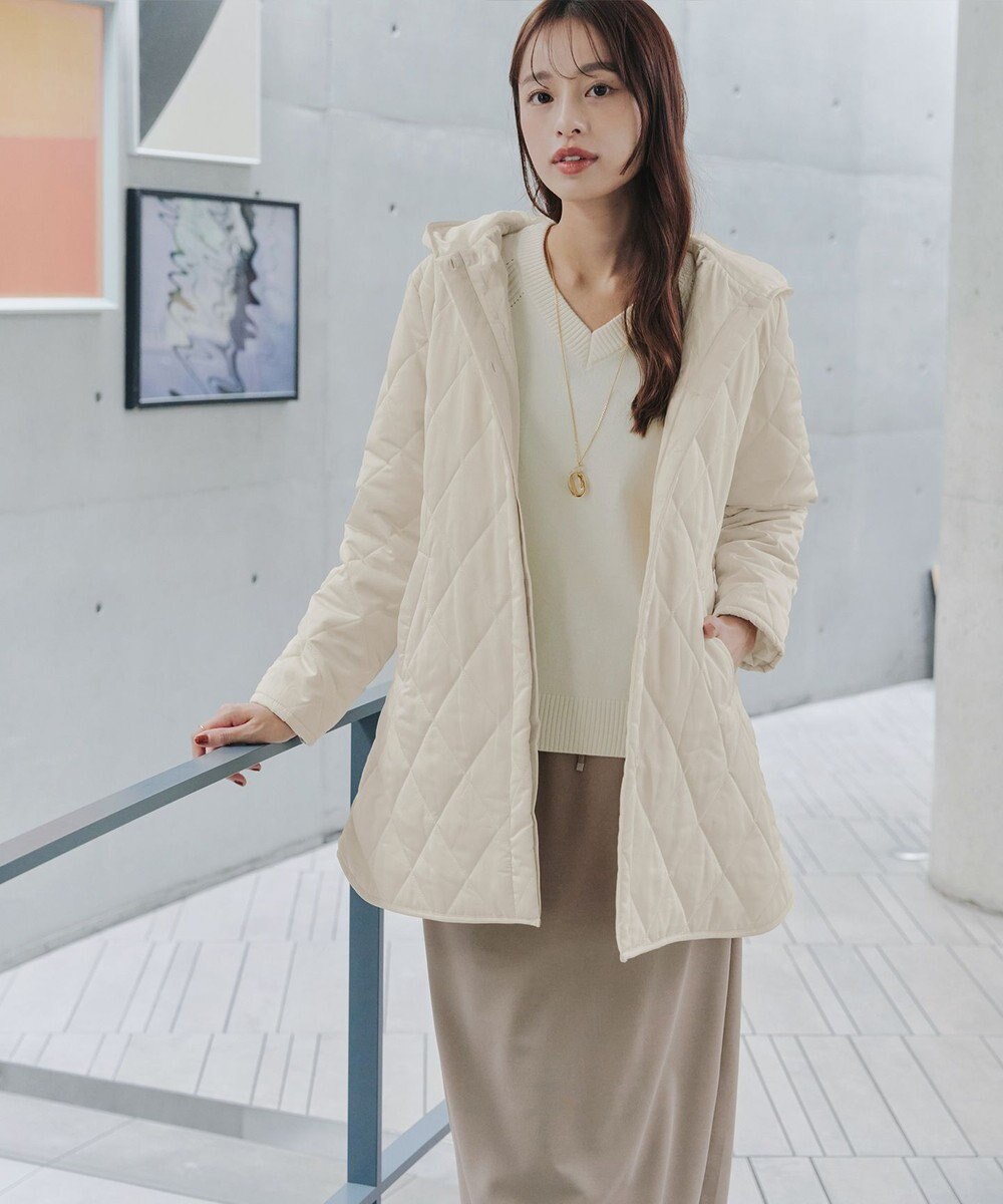 Tiaclasse 【安田美沙子さん着用・新色追加】中綿キルティングコート 