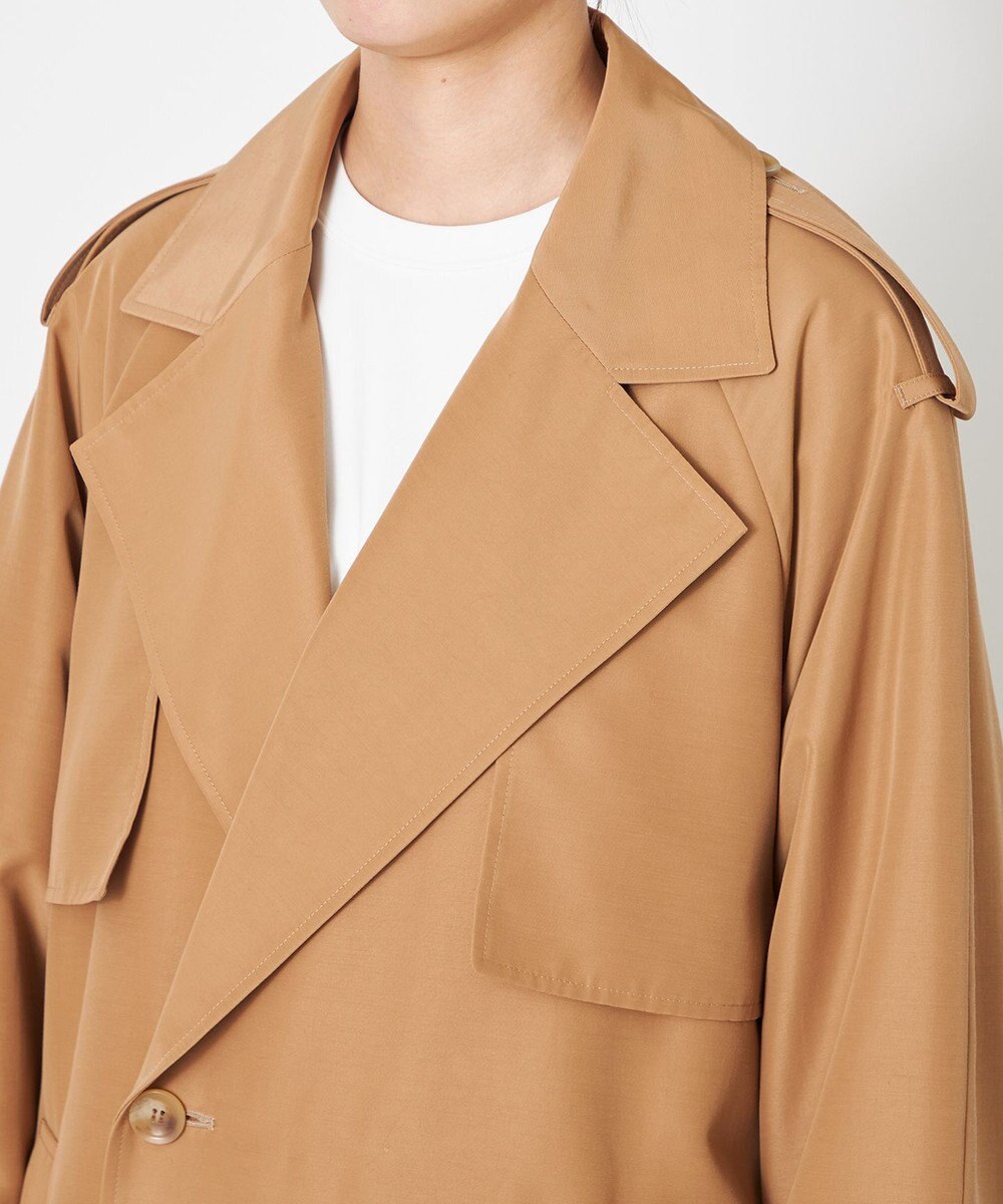 NAVE 【ReNAVE・セットアップ可/撥水加工/防シワ】ポリエステルタッサー コート 