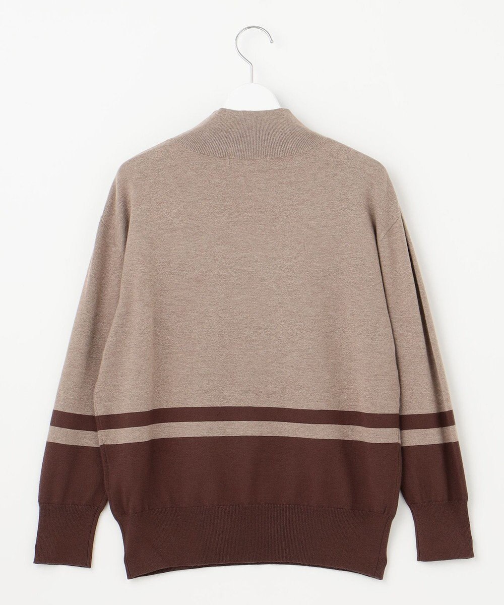 23区GOLF 【WOMEN/EC限定】カラーブロック モックニット 