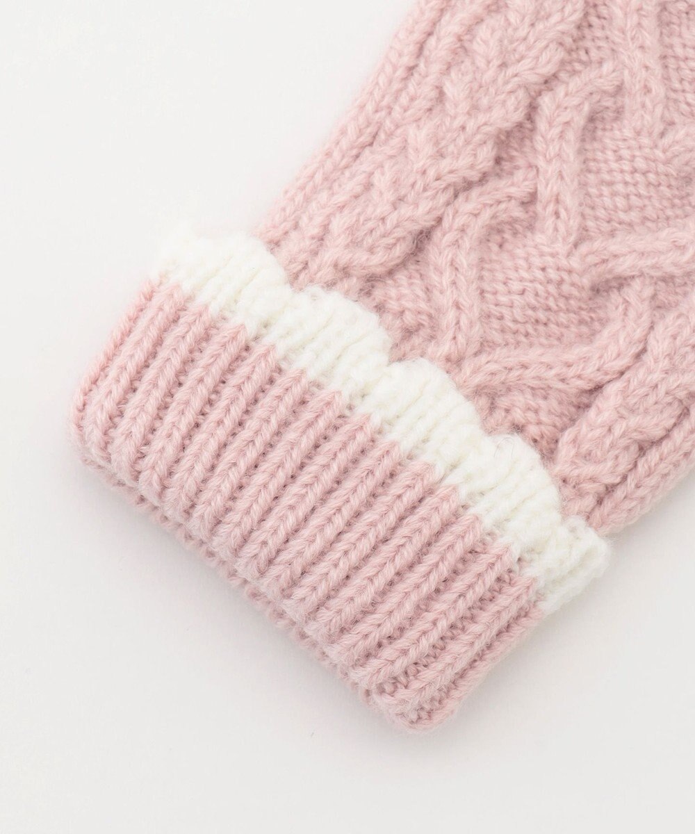 ANY KIDS ケーブルニット手袋 