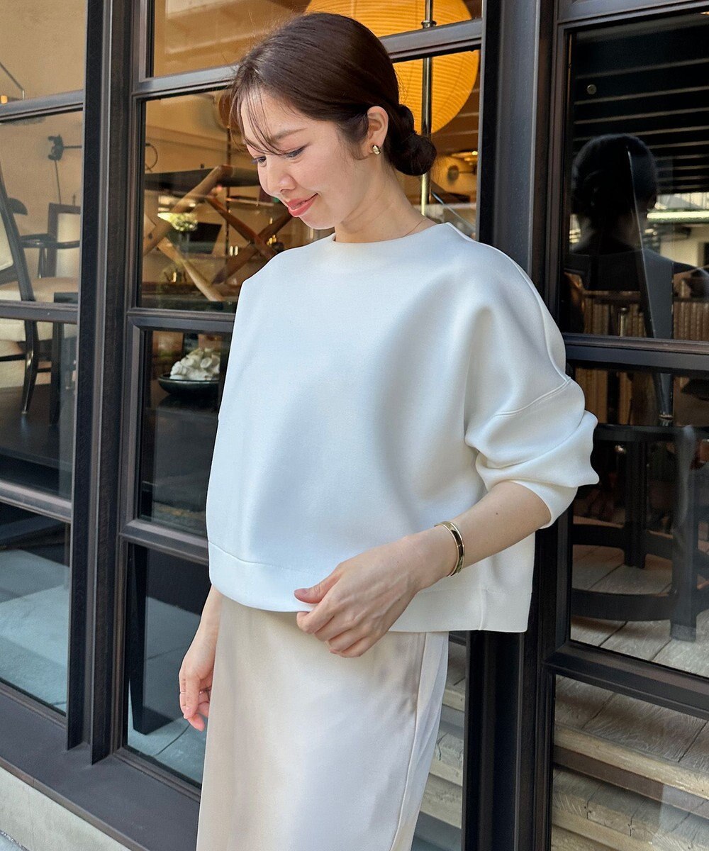 UNFILO BEAUTY FORM JERSEY クロップド トップス 