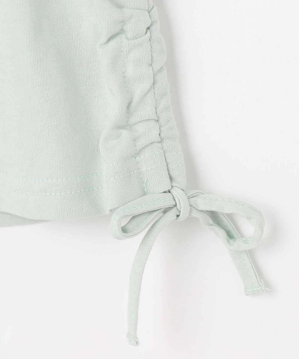 ANY KIDS 【洗濯機可能】ドロスト 裾リボンTシャツ 