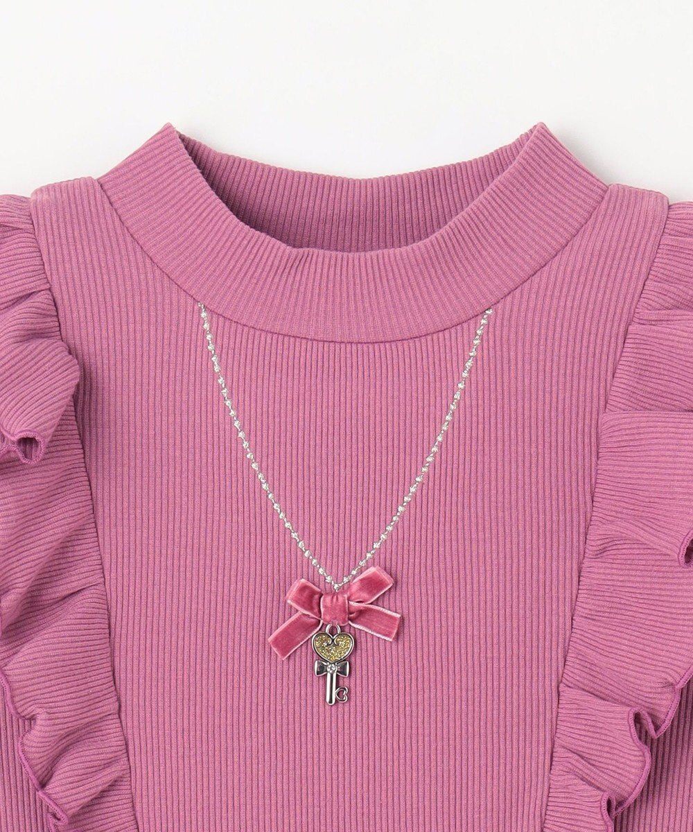 ANY KIDS 花柄ドッキングワンピース 