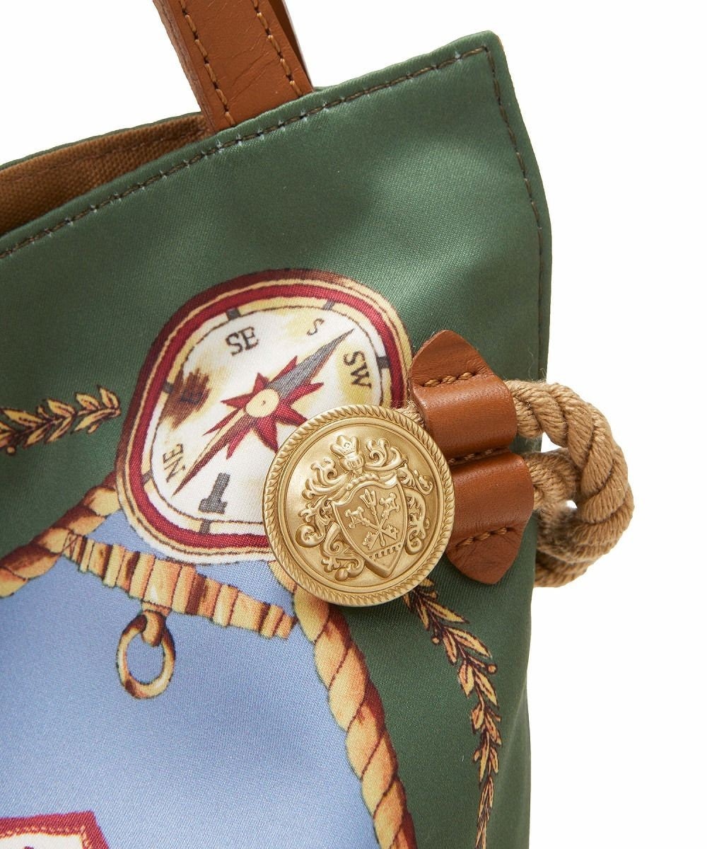 TOPKAPI 【TREASURE TOPKAPI】【アーカイブ】マイルドサテン スカーフ パネル柄 トートバッグ 2023 