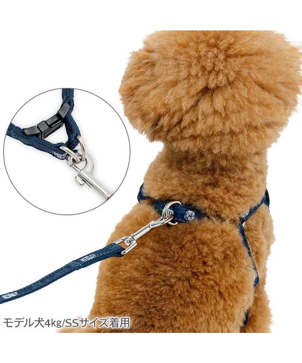 PET PARADISE J.PRESS ハーネス＆リード 《ブラック格子柄》 Ｓ 