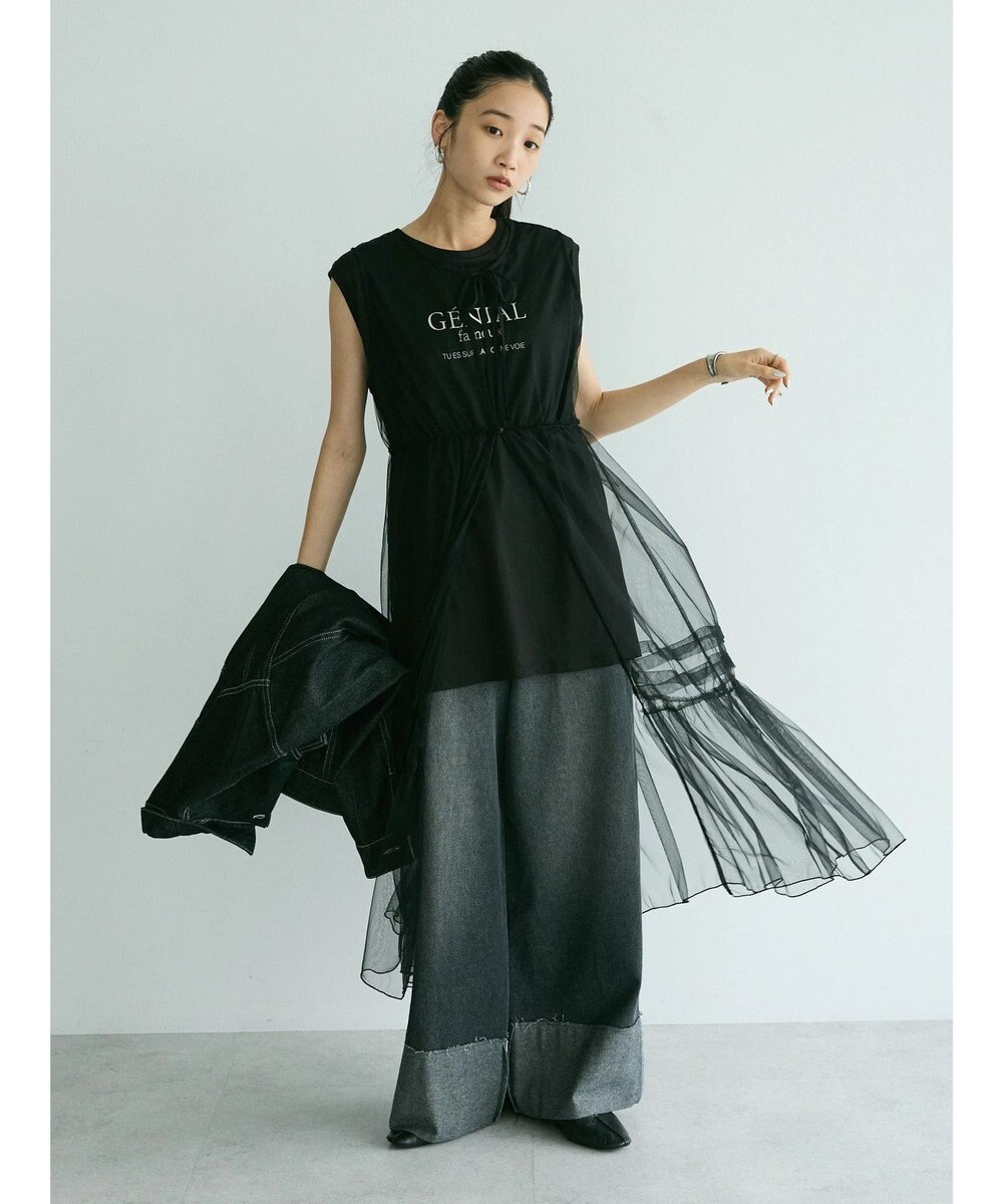 CRAFT STANDARD BOUTIQUE チュールジレワンピース 