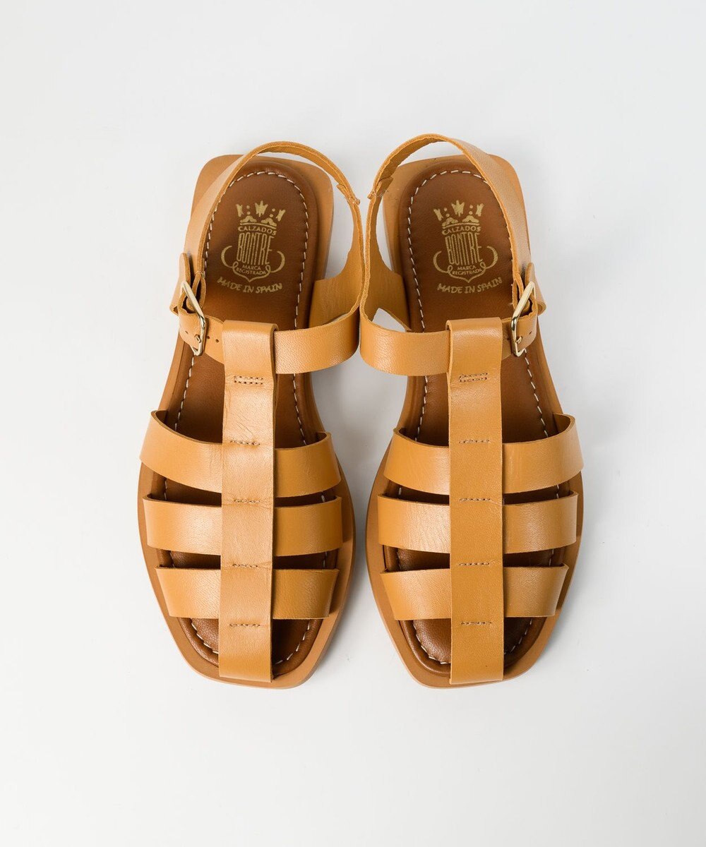 BONTRE 【BONTRE/ボントレ】ローヒールグルカサンダル/26109-VS 