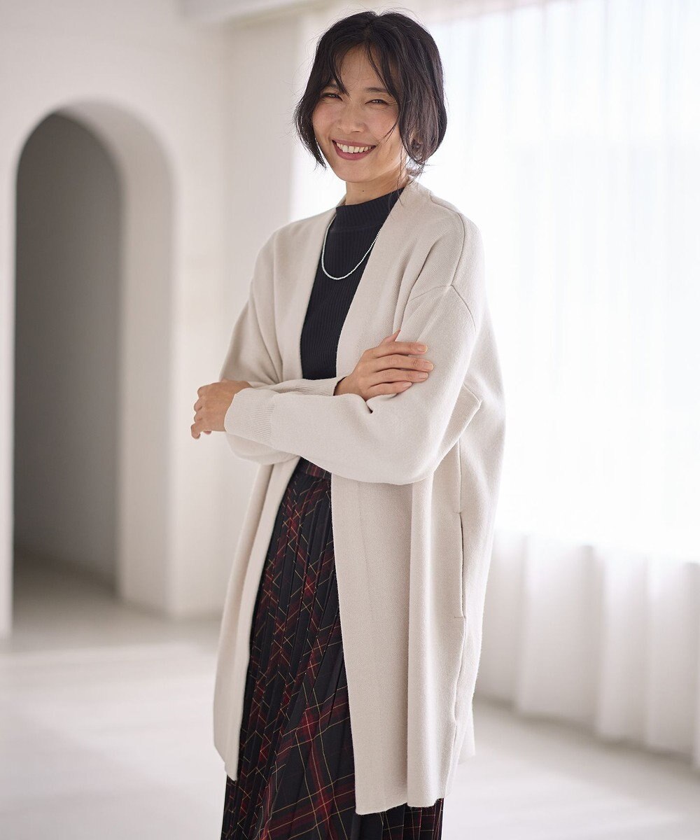 ANY 【洗濯機可】ストレッチコーディガン 