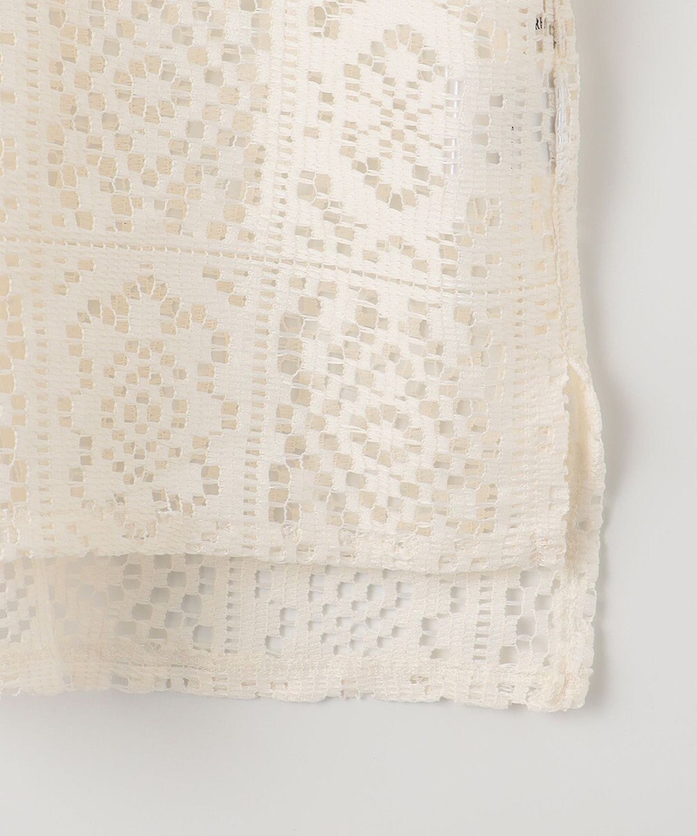 SHARE PARK LADIES オーバーサイズレースシャツ 