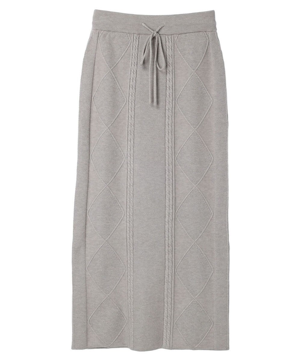 Green Parks ケーブルニットスカート 