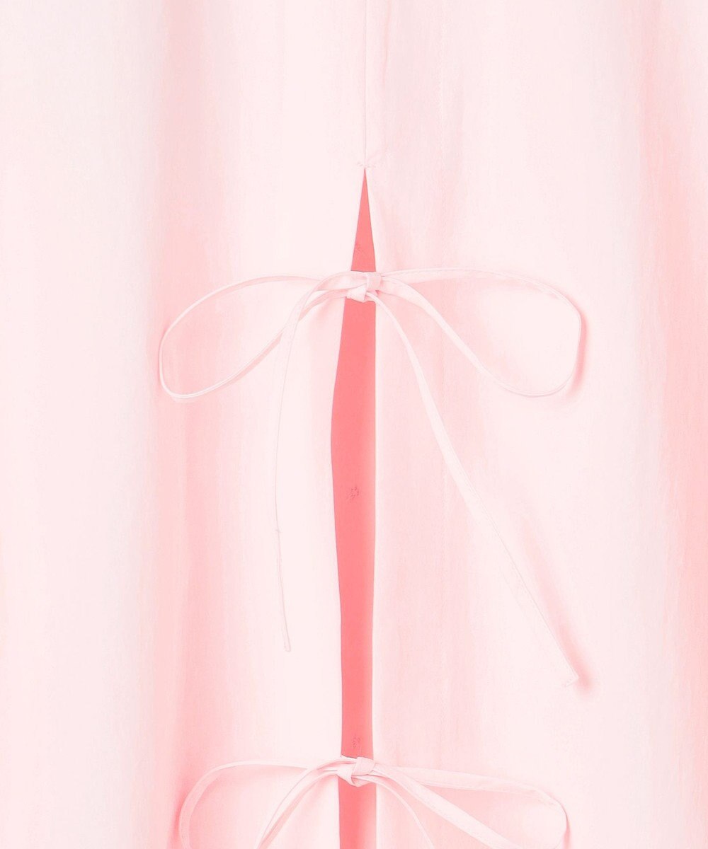 UNFILO L 【WEB限定カラー】バックリボン イージーケアシャツ 