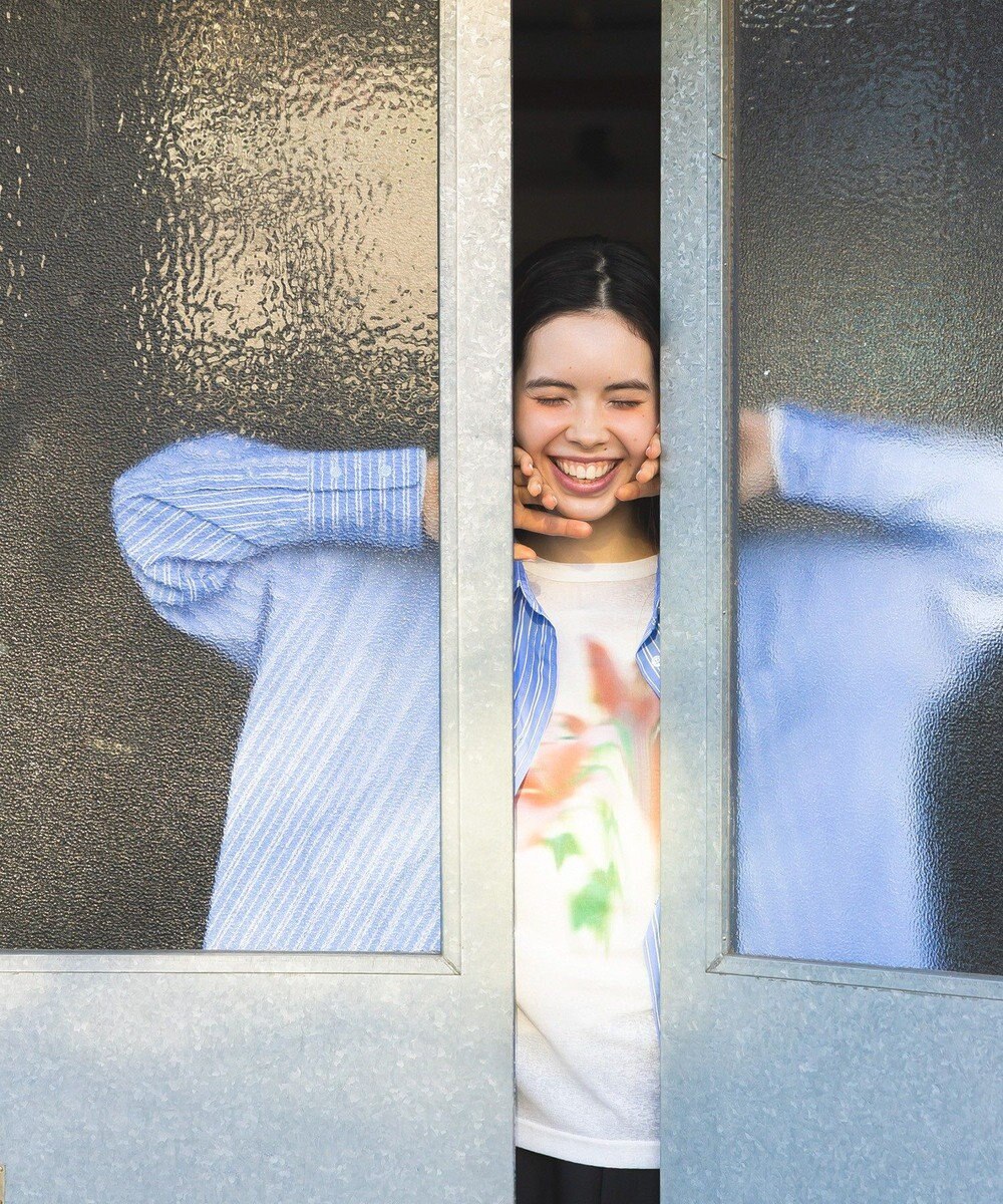 CRAFT STANDARD BOUTIQUE フラワープリントシアーロンTee 