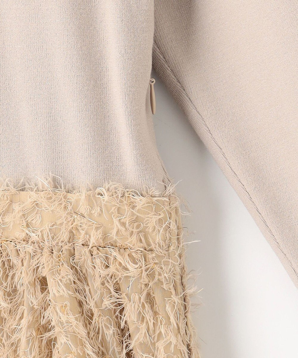 23区 【滝沢眞規子さん着用/一部店舗限定/洗える】ニットコンビジャカード ワンピース 