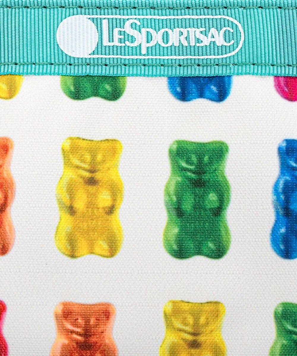 LeSportsac 3ZIP COSMETIC/ハリボーゴールドベアーズミント 