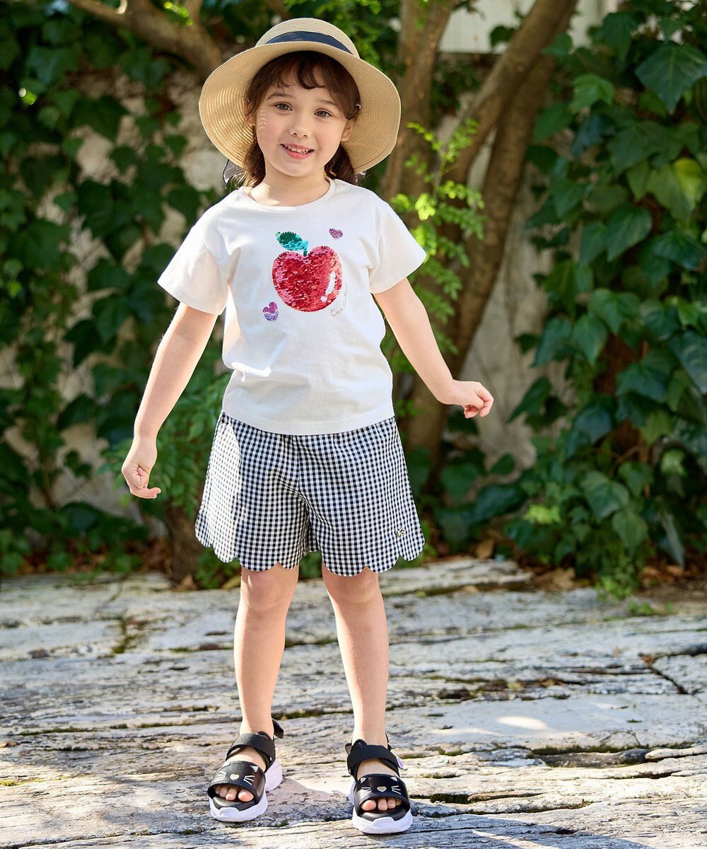 ANY KIDS 裾スカラップ ショートパンツ 