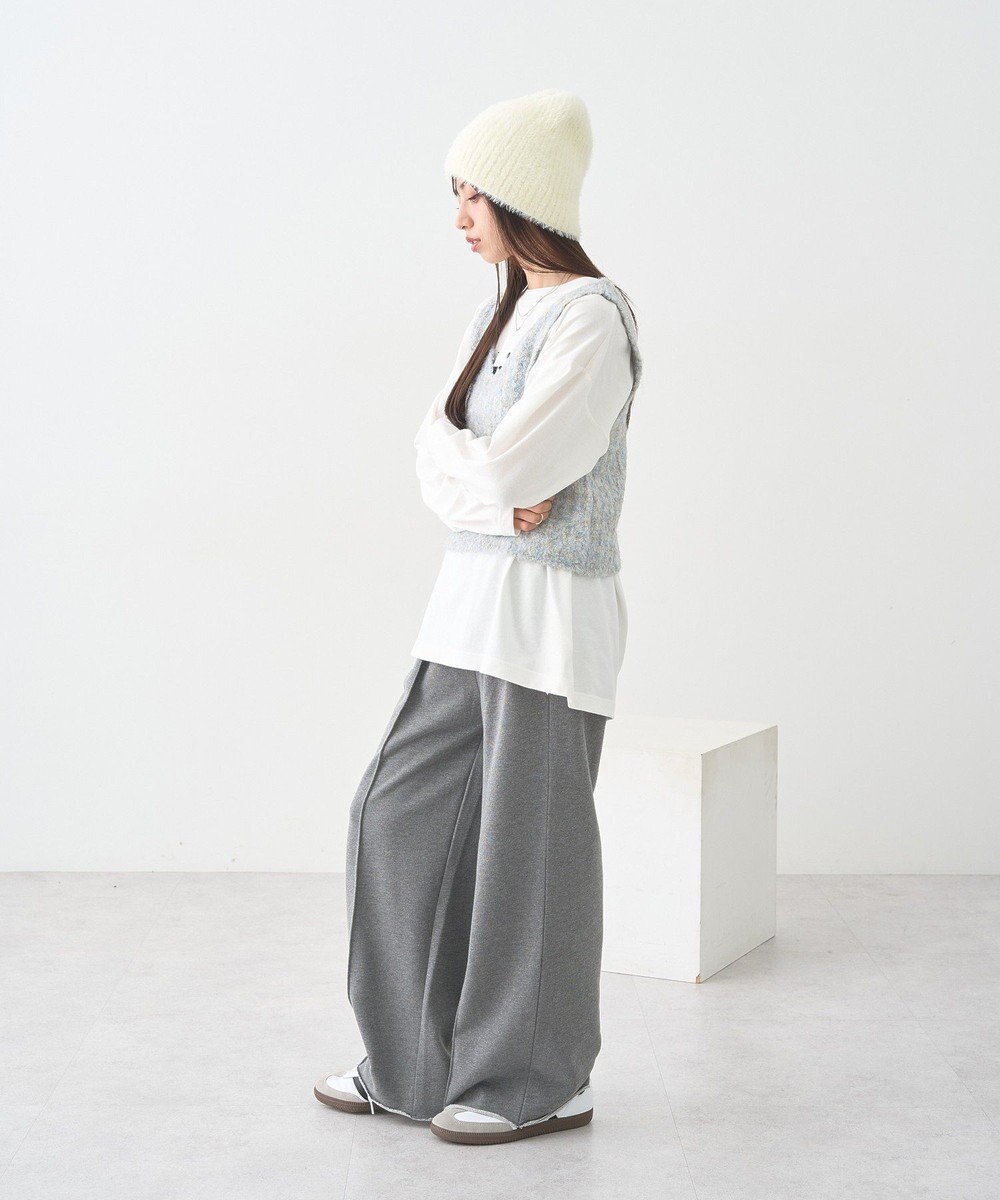 earth music&ecology ＭＩＸカラーブークレニットビスチェ 