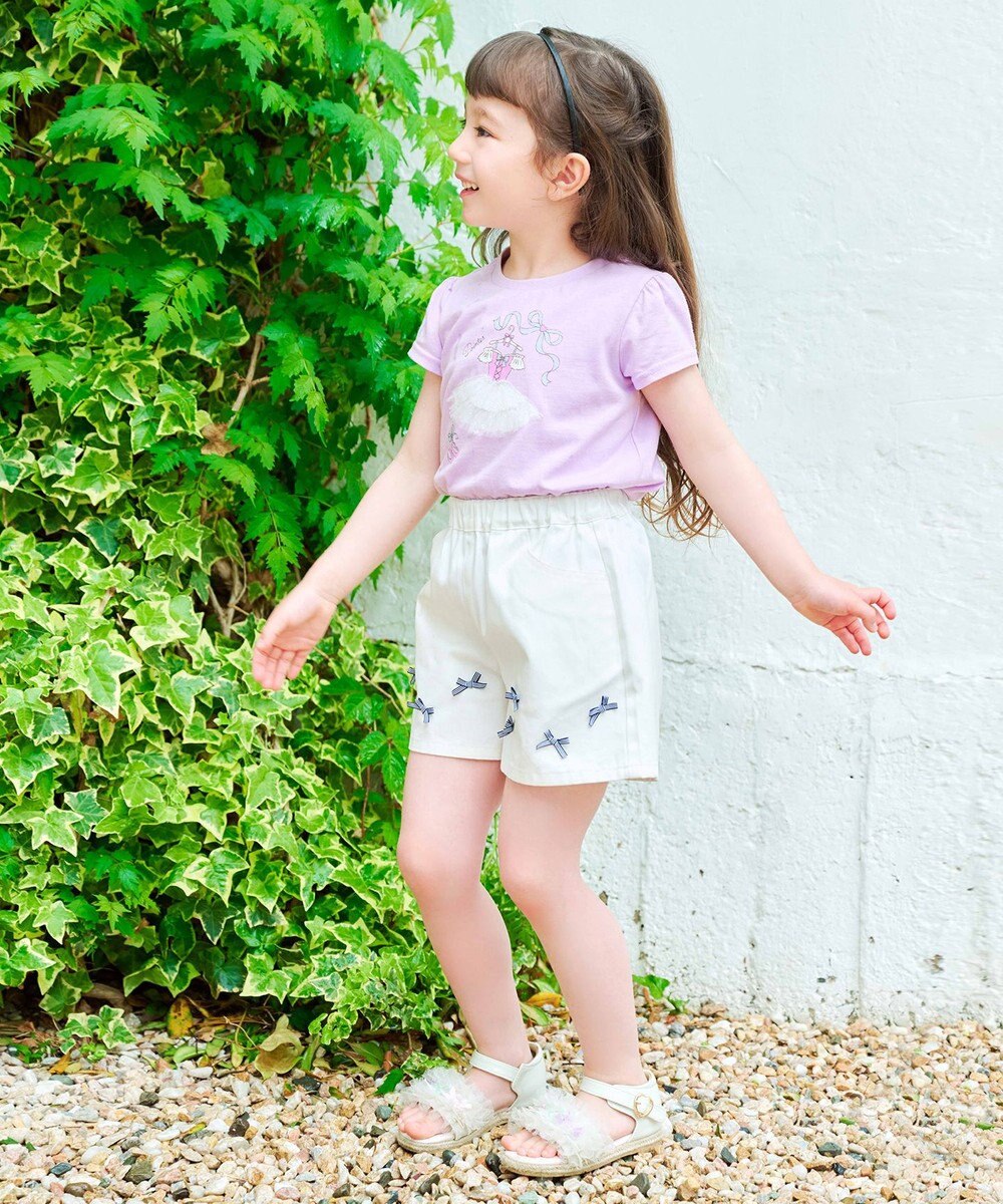 ANY KIDS ひんやりクール アップリケTシャツ 