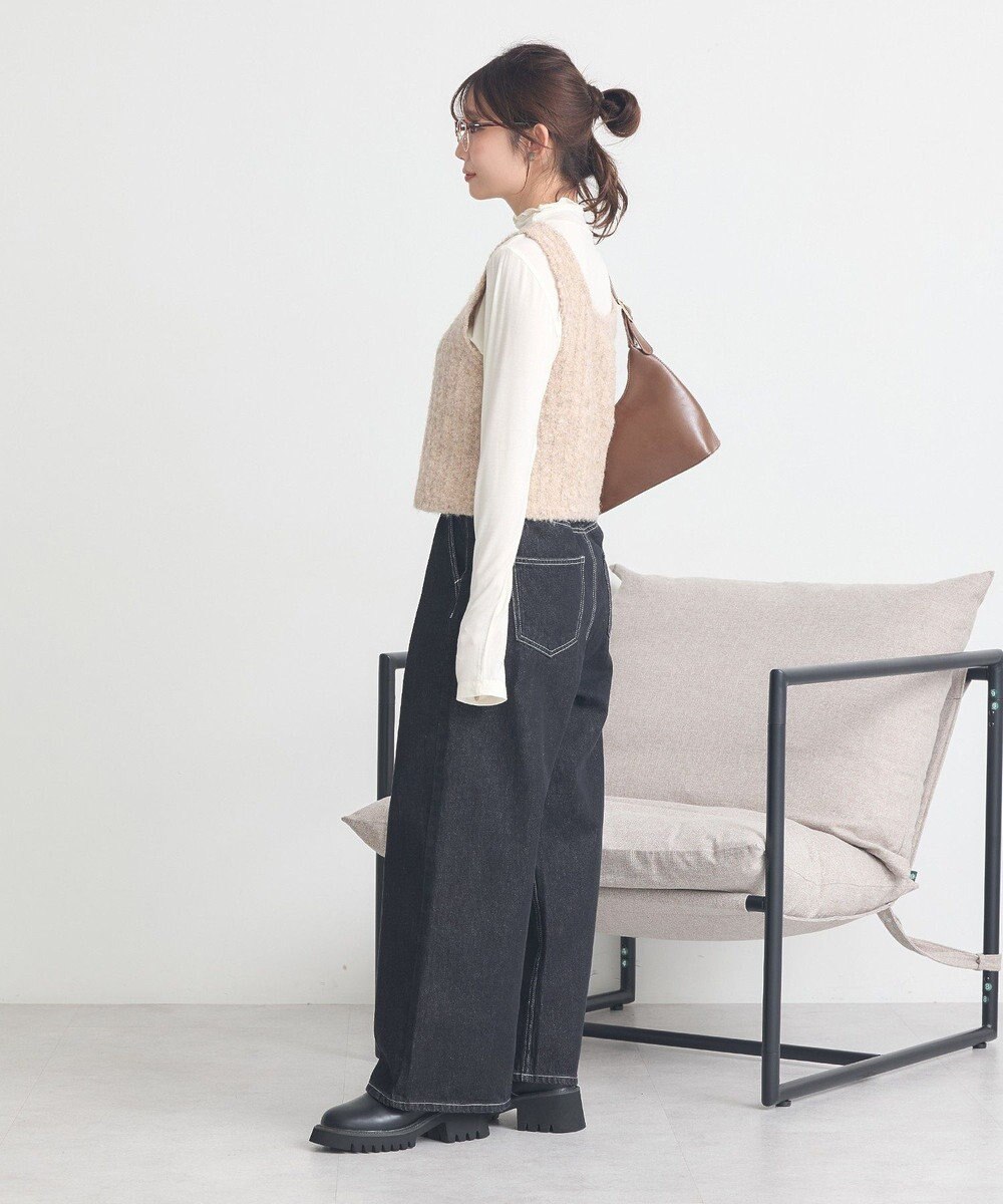 earth music&ecology ＭＩＸカラーブークレニットビスチェ 