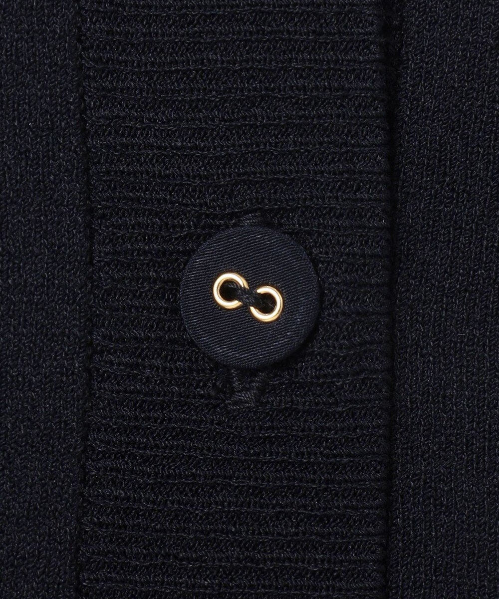 BEIGE， 【洗える】NADIA / バックオーガンジークルーネックカーディガン 