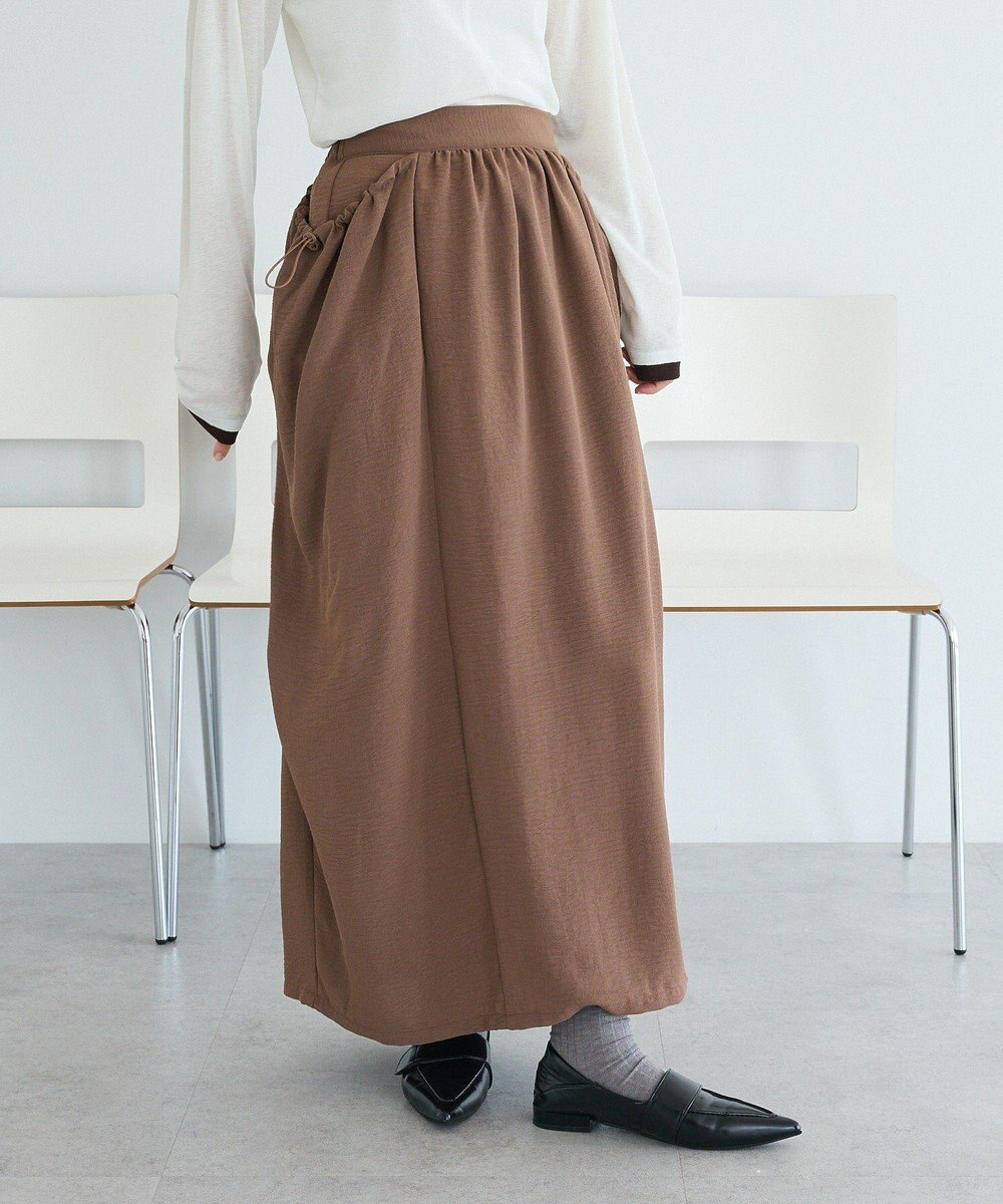 CRAFT STANDARD BOUTIQUE ドレープポケットデザインスカート 