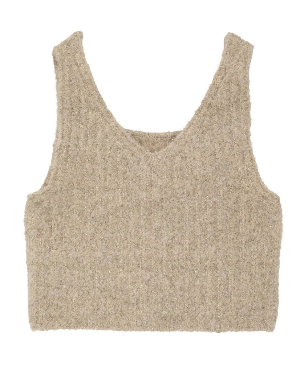 earth music&ecology ＭＩＸカラーブークレニットビスチェ 