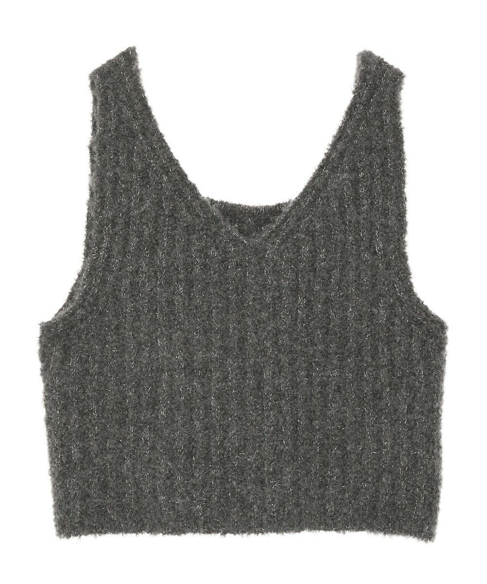 earth music&ecology ＭＩＸカラーブークレニットビスチェ 