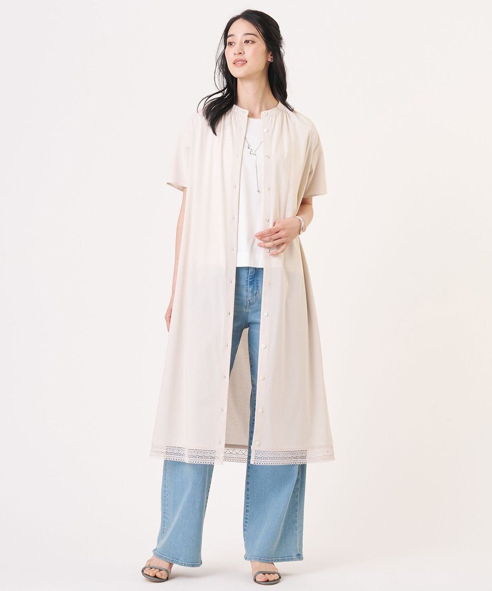 J.PRESS LADIES 【WEB限定】プレーティングジャージー ワンピース 