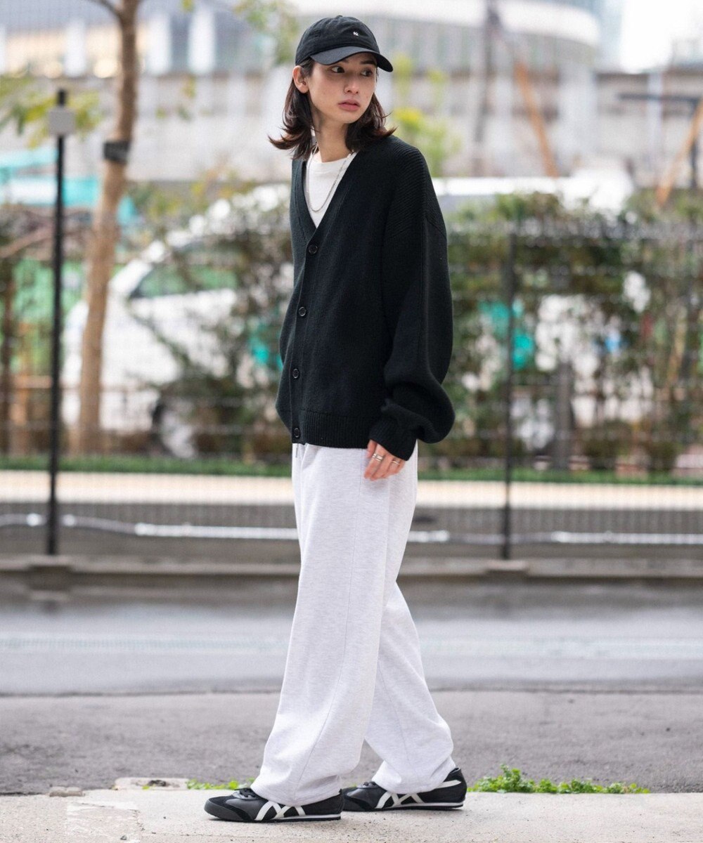 WEGO 【ユニセックス着用ITEM/MLサイズ展開/ウエストゴム】ボンディングスウェットパンツ 