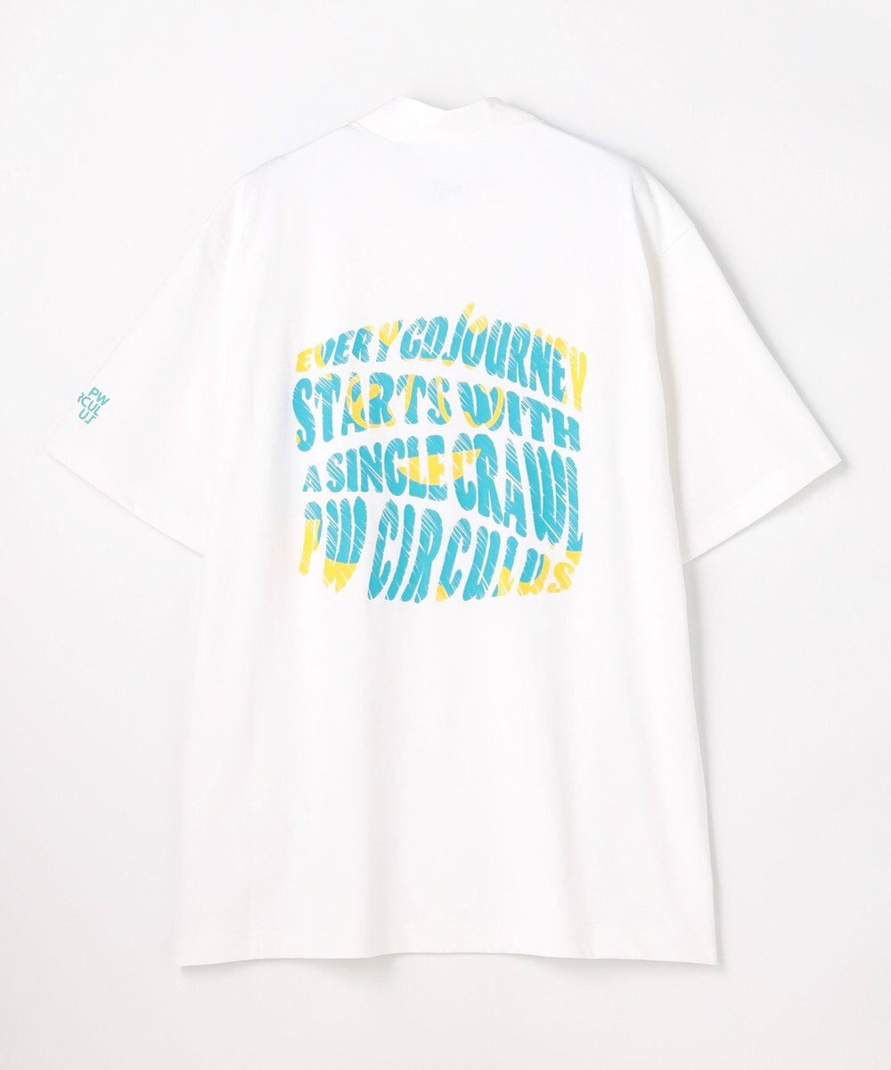 PW CIRCULUS 【MEN】POP＆WIT グラフィックモックネックT ゴルフ 