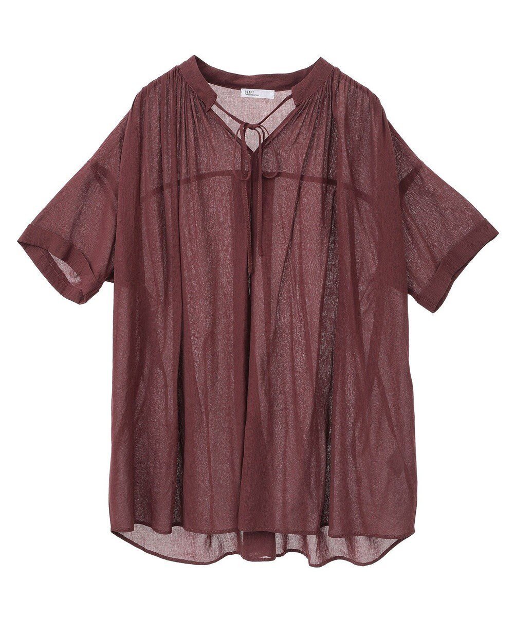 CRAFT STANDARD BOUTIQUE ヴィンテージボイルタイ付ブラウス 