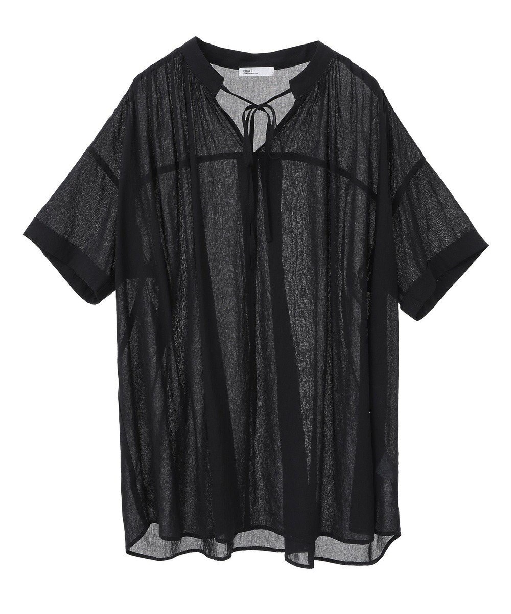 CRAFT STANDARD BOUTIQUE ヴィンテージボイルタイ付ブラウス 