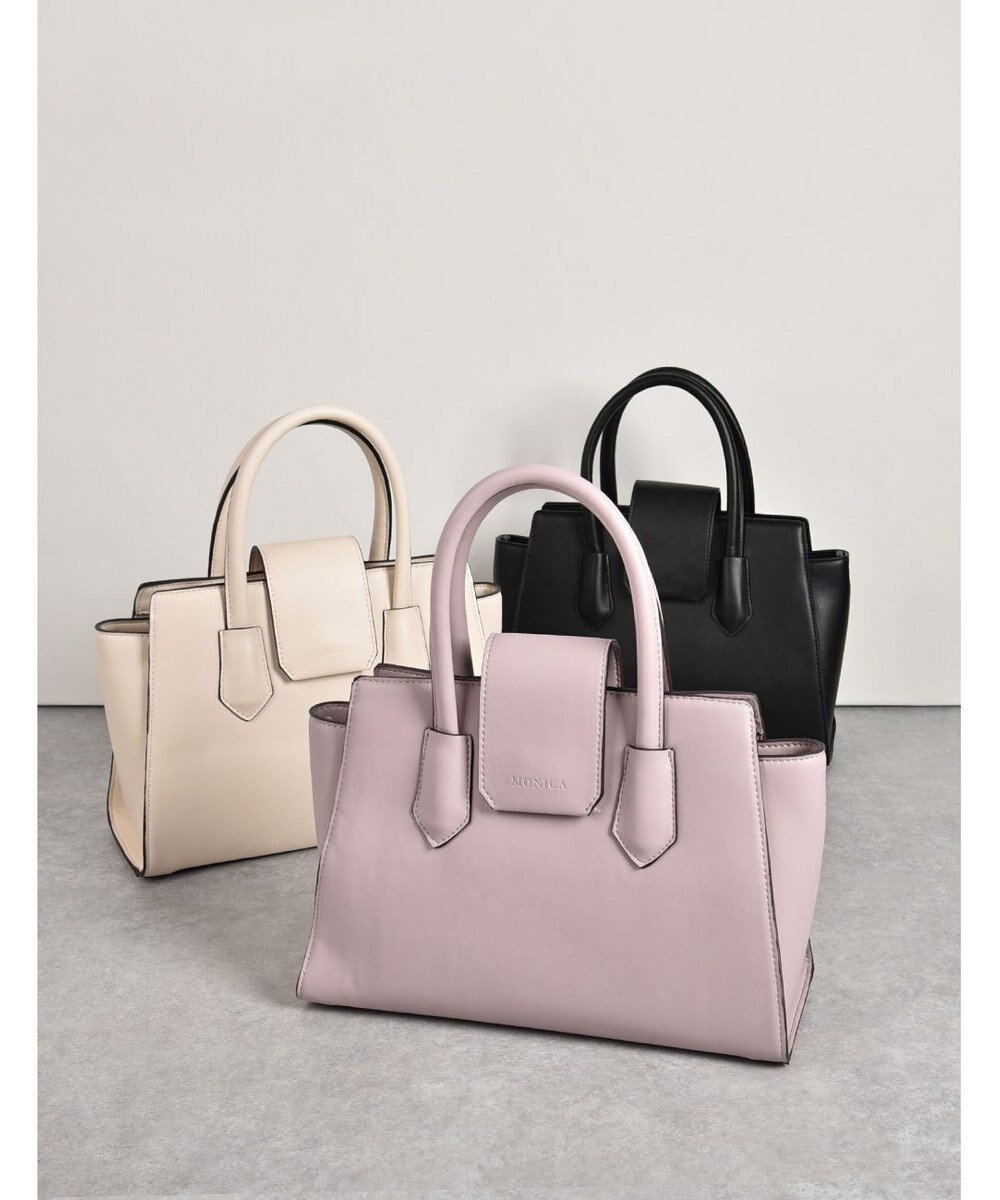 LA BAGAGERIE 【MONICA】ベルテッド2WAYハンドバッグ 