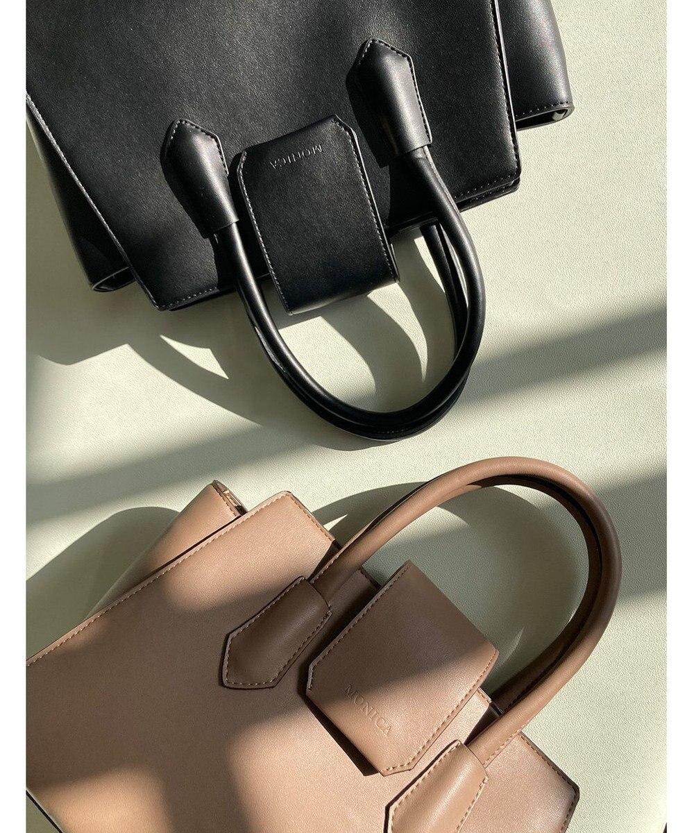 LA BAGAGERIE 【MONICA】ベルテッド2WAYハンドバッグ 