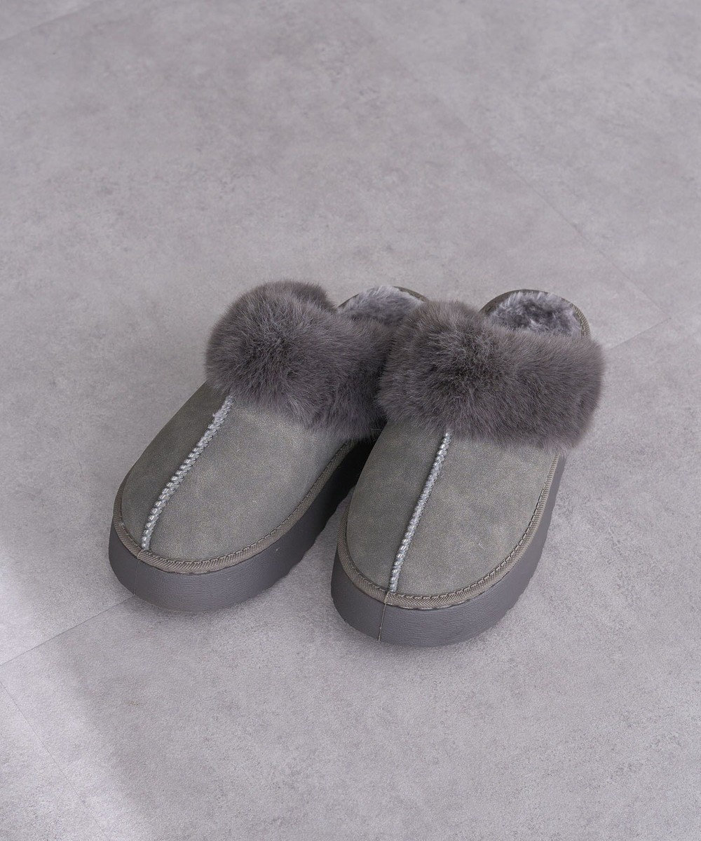 Green Parks ・ｍｉｎｉａ　フェイクムートンサンダル 