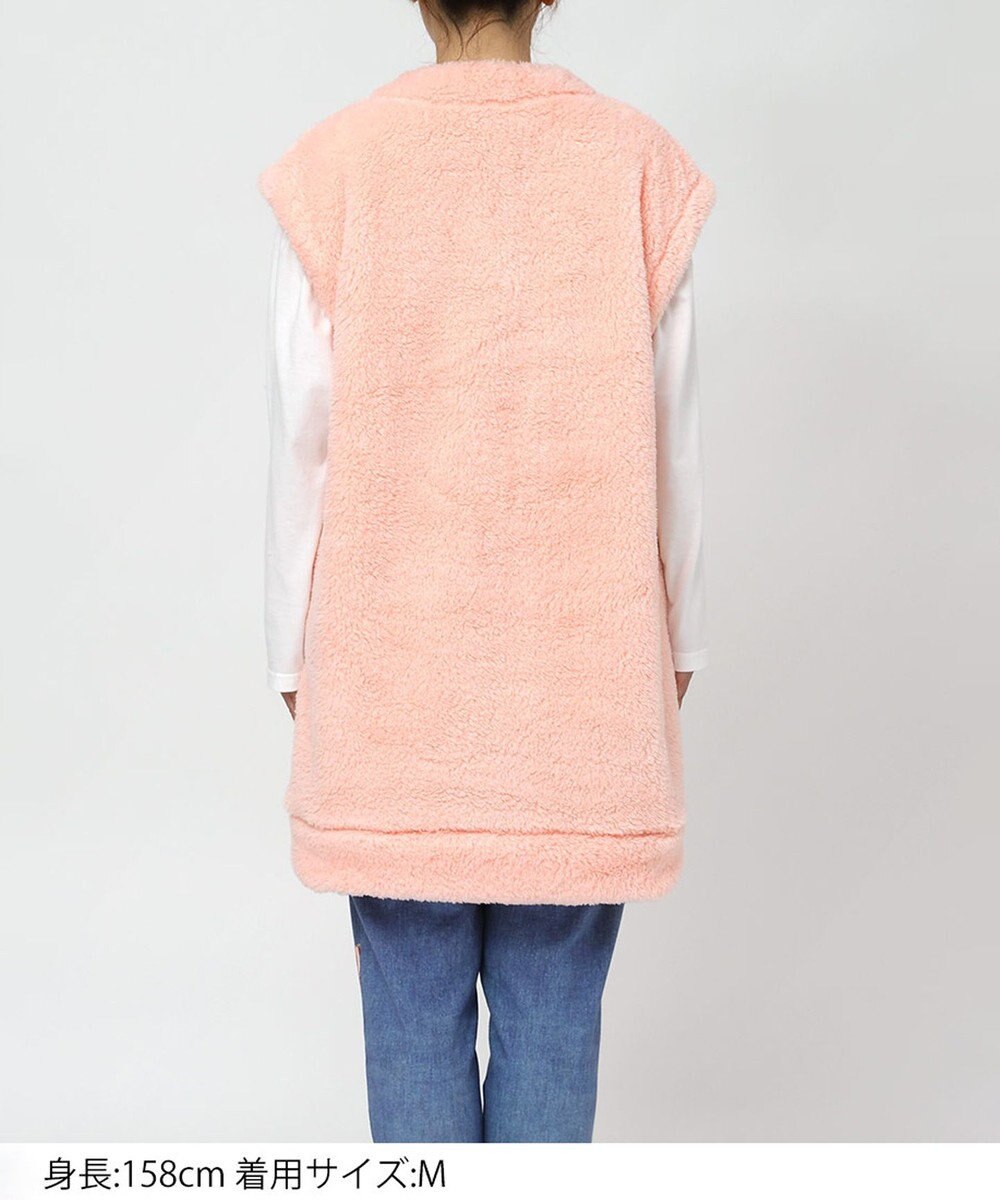 tsumori chisato SLEEP ツモリチサト ベスト フリ－ス素材(本体) あったか フレンチ袖 ルームウェア レディース URW130 /ワコール 