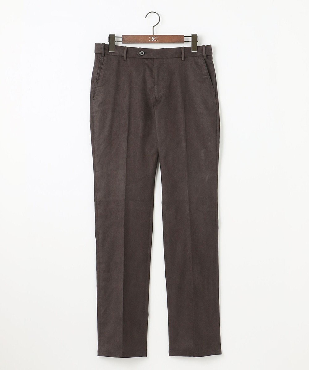 JOSEPH ABBOUD 【ストレッチ/スウェードタッチ/JAPAN素材】 ストレッチスウェード パンツ 