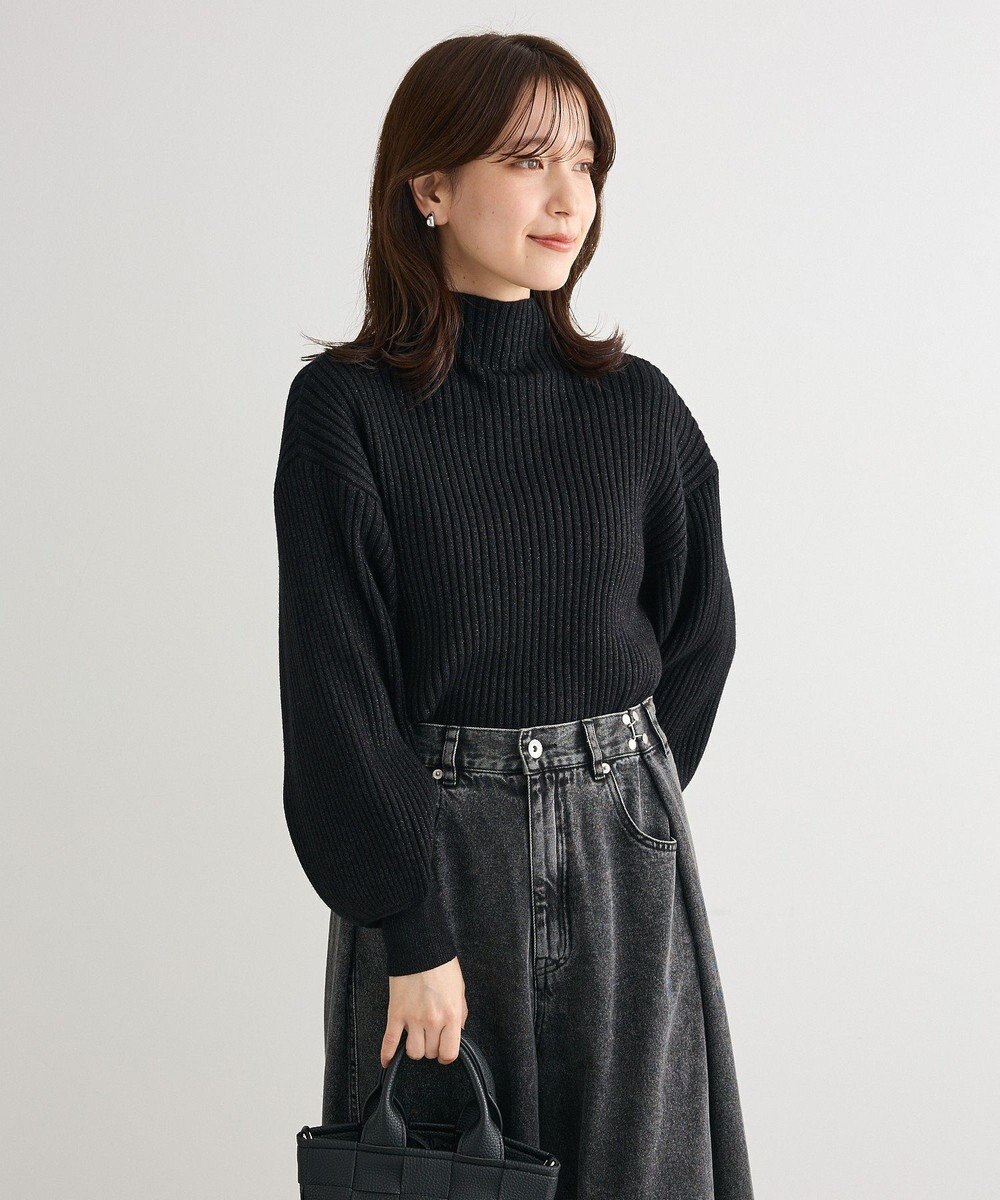 Green Parks ・ｓｗｉｎｇ　ｂｙ　ボトルネックラメニット 